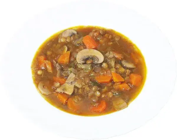 Lentejas con verduras, a la jardinera o viudas 